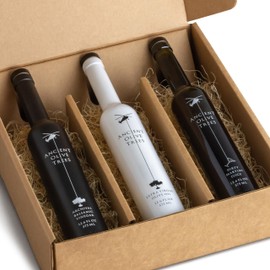 ANCIENT OLIVE TREES - Dirty Martini Juice with Balsamic Vinegar and Extra Virgin California Olive Oil | Dinner Party Pack | Each 12.6 FL. OZ.