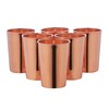Pure Copper Tumbler Set of 6, UNLINED, UNCOATED and LACQUER