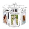 Rotating Photo Display Frame Multifunctional Removable Stable Metal Desktop Photo