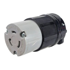 Nema L5-20 Female 3-Prong Twist Lock Connector 20A 125V Locking Female Connector Receptacle 2-Pole, 3-Prong, 3 Wire Grounded