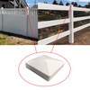 4 Packs 3.5inch Vinyl Pyramid Style Fence Post Cap/Vinyl Post