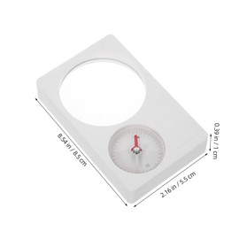 WHAMVOX Compass Hiking Tool 2-in-1 Magnifier for Outdoor Activities Toy Compass for Kids Essential for Dashboard