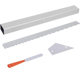 Degytrekoky Guitar Luthier Tool Kit, Including 16 Inch Guitar Fret Leveling Sanding Beam, Guitar Fret Rocker, Fret Crowning File, Guitar Neck Notched Straight Edge, Luthier Tools for Guitar Bass