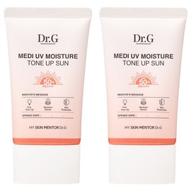 Dr.G Medi UV Moisture Tone-Up Sun Cream SPF50+ PA++++, 50ml, 2 pieces / 닥터지 메디 UV 모이스처 톤업 선크림 SPF50+ PA++++, 50ml, 2개