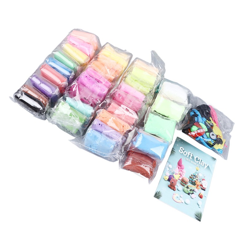 36 Colours Soft Clay Set Innovative Fun DIY Soft Light