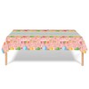 Qaziuy Easter Table Cloth, Plastic Waterproof Easter Eggs Tablecloth Easter
