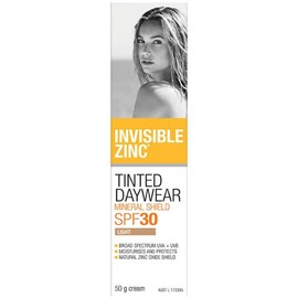 Invisible Zinc Buy Invisible Zinc Tinted Daywear Light Sunscreen SPF30+ 50g Online