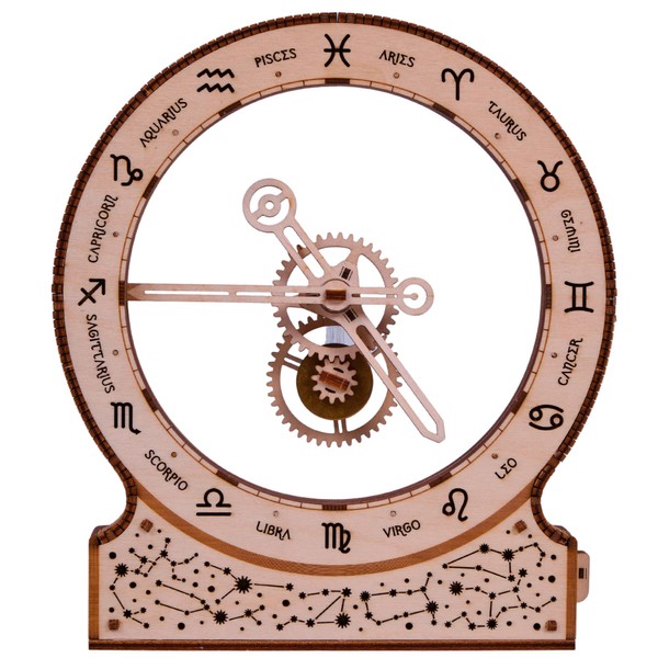 Wood Trick Zodiac Kinetic Clock 3D Wooden Puzzles for Adults