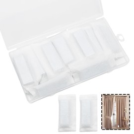 Pine & Linen 20 Pack Curtain Weight, Weight Cloth Curtain Weights for Home, Heavy Iron Weights Drapery Accessories, 20g Each for Home Office Hotel Curtains/Tablecloths