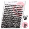 BEYELIAN Lashes Clusters D Curl 182 Pcs 10-16mm Cluster Lashes