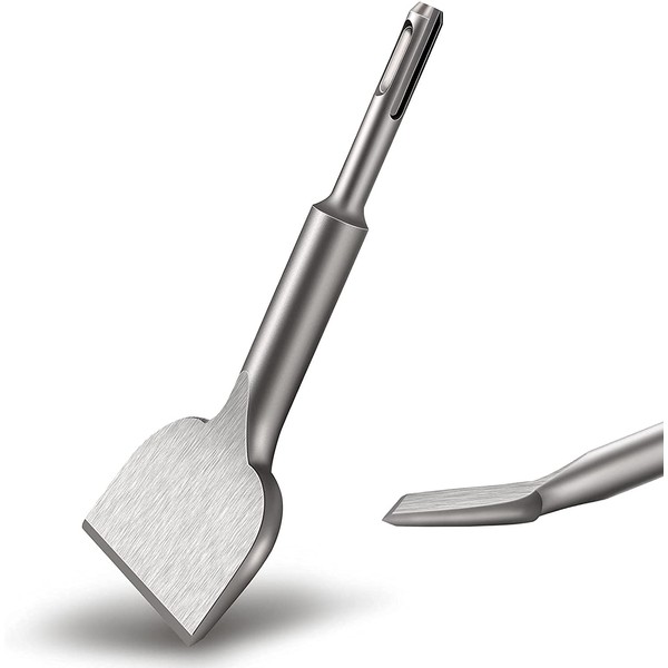 flintronic Chisel SDS Plus,165mm*75mm, Widening Series Chisels,Cracking Chisel Bent Tile