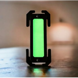 ER LIFE Glow in The Dark MOLLE Identifier - Yellow, Synthetic, 1.8” x 4.17”, Rectangular, 2 Pack