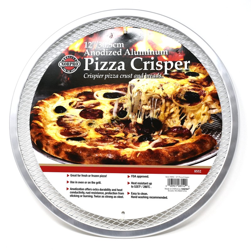 Norpro 12" Anodized Aluminum Pizza Crisper
