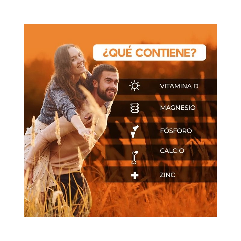 Multivitaminico Defensas LIFEED5 Vitamina D 60 dias con Magnesio Calcio