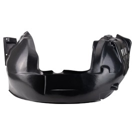 TRQ Front Right Inner Fender Liner Black Passenger Side Compatible with 2009-2011 Jaguar XF 2010-2011 XFR JA1249105