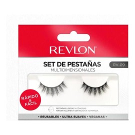 👁️🌟 Revlon Pestañas Postizas – Modelo 9, Color Negro (1 Par) 💄✨