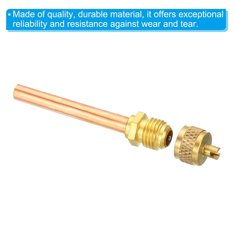 PATIKIL 1/4" SAE x 6mm OD x 50mm Stem x
