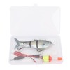 Simulated Swimming Fish Electric Bait, Automatic Floating LED Light Swimbait,