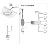 VST Under Cabinet Lighting Plug in with Wired Touch Dimmer