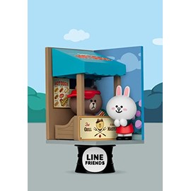Beast Kingdom - Line Friends DS-105 Diorama Stage Hot Dog 6 Statue