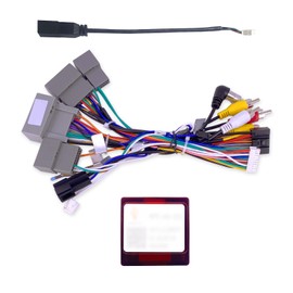 Gearzbtor Car Radio Supplemental Wiring Harness for Honda CRV 2012-2016 to Support Factory Right View Camera Lane Watch Camera