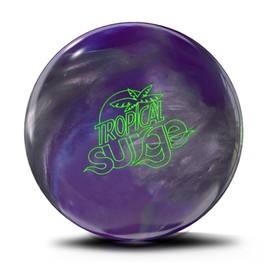 Storm PRE-DRILLED Tropical Surge Bowling Ball - Purple/Silver (This Item Includes a Free Bowlerstore Rubber Shammy- Colors Will Vary for The Shammy) 12lbs