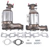 Front Left & Right Catalytic Converter 674255 674256 Replacement for