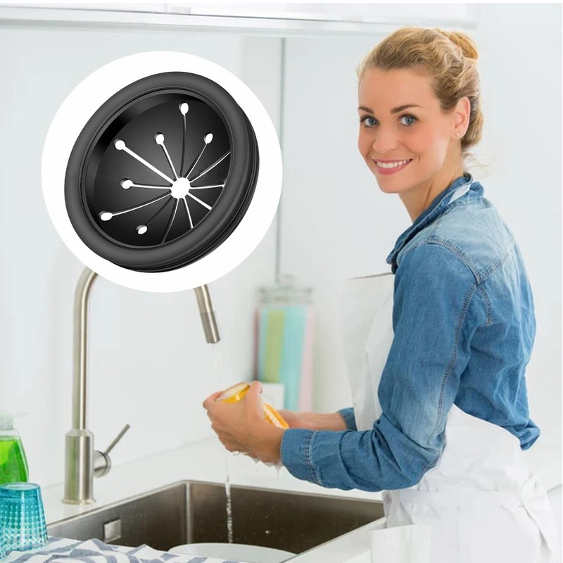 Qrity 1 Pcs Sink Disposal Splash Guard, 80mm Kitchen Sink