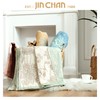 jinchan Pink Throw Blanket for Couch Spring Cotton Blanket Soft