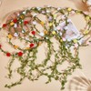 craspire Pack of 7 Flower Garland Headband Flower Crown Headpiece