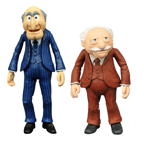 Diamond Select Toys The Muppets Best of Series 2: Statler & Waldorf Action Figure Two-Pack, Multicolor