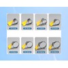 8 Sizes Adjustable Hose Clips Stainless Steel Hose Clamps Clip