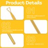 JIYIN 3 Pcs Lottery Ticket Scratcher Tool, Metal Scratch Off