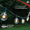 Holiday Bright Lights 20L Indoor/Outdoor Patio G40 Bulb Light Set,