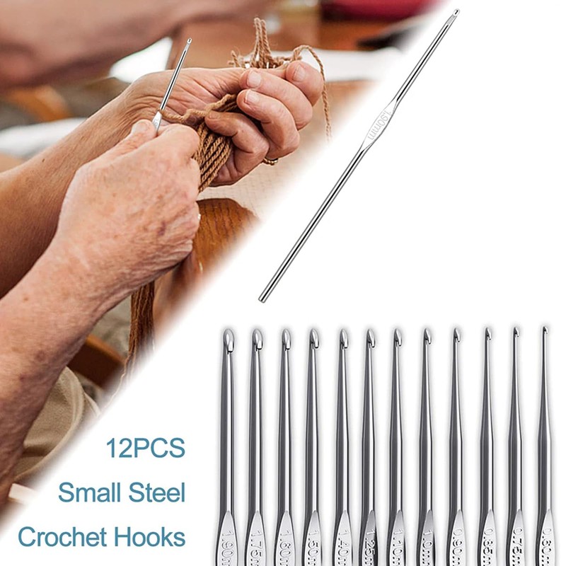 59 Pcs Ergonomic Crochet Hooks Kit, Knitting Starter Kit for