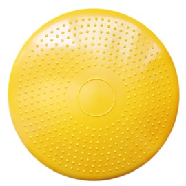 AppleRound Inflated Wobble Cushion with Hand Pump, Air Stability Board (Extra Thick), Core Balance Disc for Adults, Sensory Wiggle Seat for Kids, Flexible Seating for All Age, 13.5in / 34cm Diameter