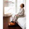 KNQZE Shiatsu Foot Massager with Heat, Compression, Deep Kneading Foot