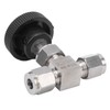 304 Stainless Steel Valve 2‑Way High Pressure Needle Flow Control