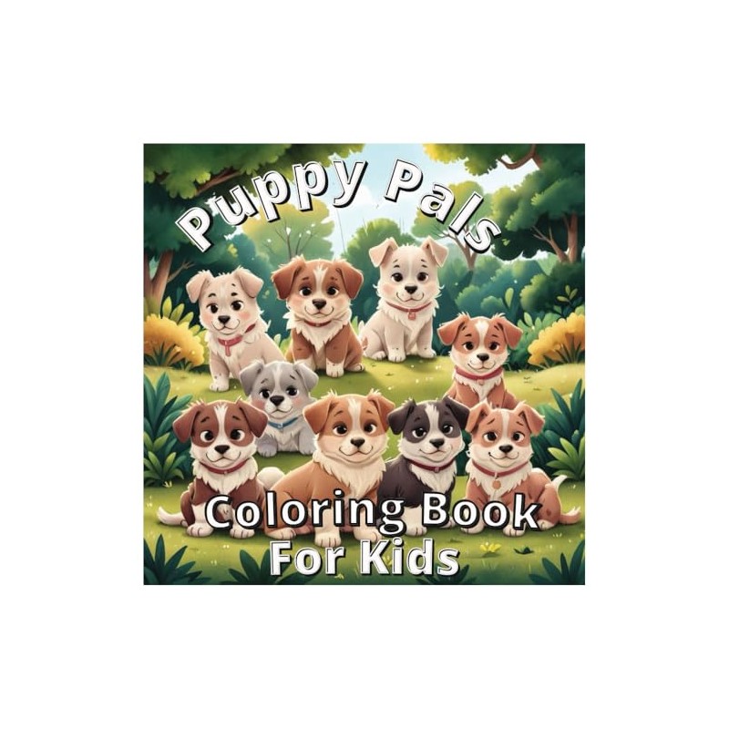 Puppy Pals: Coloring Book for Kids