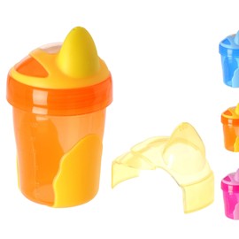 Vital Baby Baby's First Drinking Cup/Leak-proof Cup with Soft Spout and Non-Slip Base 120 ml - Sippy Cup for Babies and Toddlers - from 4 Months