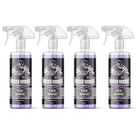 Hoosier Momma 16oz Car Tire Shine - Long-Lasting, High-Gloss Formula Enhances Tires with a Wet-Look Shine - Repels Dirt & Protects Rubber - Easy Spray-On for a Showroom Finish(4-Pack)