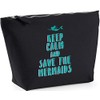 Hippowarehouse Keep calm and save the mermaids printed make up