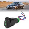Fog Light Switch, 5 Pin Black Plastic Car Push Button
