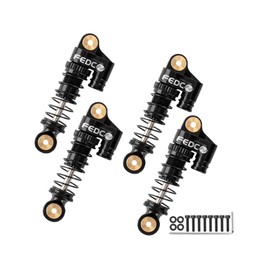 FEDCO SCX24 38MM Oil-Filled Shocks CNC Aluminum Threaded Shock Absorber For Axial SCX24 Upgrade Parts 1/24 RC Crawlers