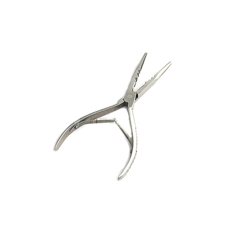OdontoMed2011 Fisherman's Needle Nose Plier 8" With Spring Stainless Steel