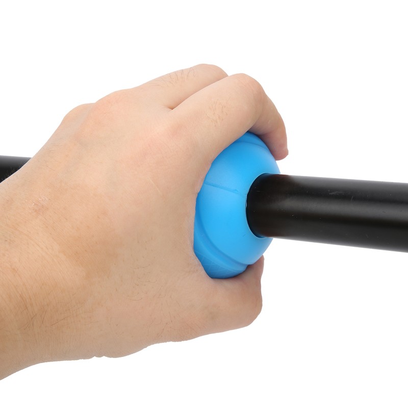 2pcs Barbell Grips Round Thick Silicone Dumbbell Adapter Balls Barbell