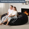 Hobestluk 6ft Bean Bag Chairs for Adults Large Beanbag Chair