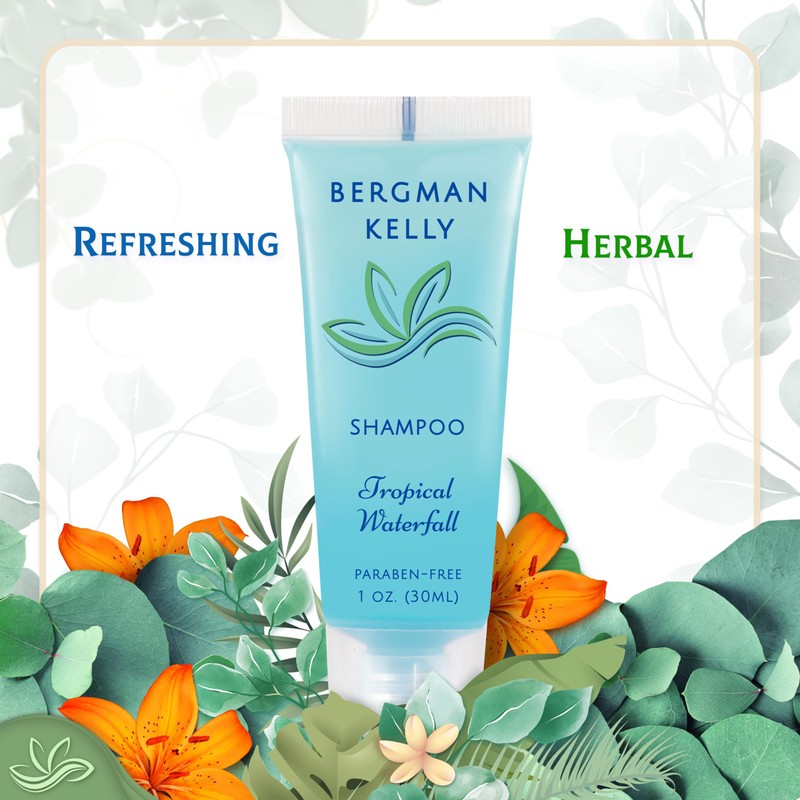 BERGMAN KELLY Rectangular Hotel Soap Bars, Shampoo & Conditioner 3-Piece