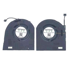 QUETTERLEE Replacement New Laptop CPU and GPU Cooling Fan for DELL Precision 7530 M7530 7540 P74F Series MG75090V1-C170-S9A MG75090V1-C160-S9A DC5V Fan