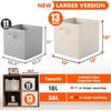 powerking Cube Storage Boxes, Foldable Fabric Storage Bins And Cloth